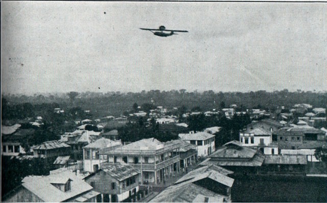 Hydravion sobre Santa Isabel 1927