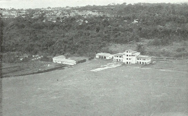 Vista aérea Aerodromo Santa Isabel 1950