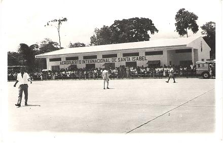 Terminal de pasajeros Aeropuerto de Santa Isabel 1967